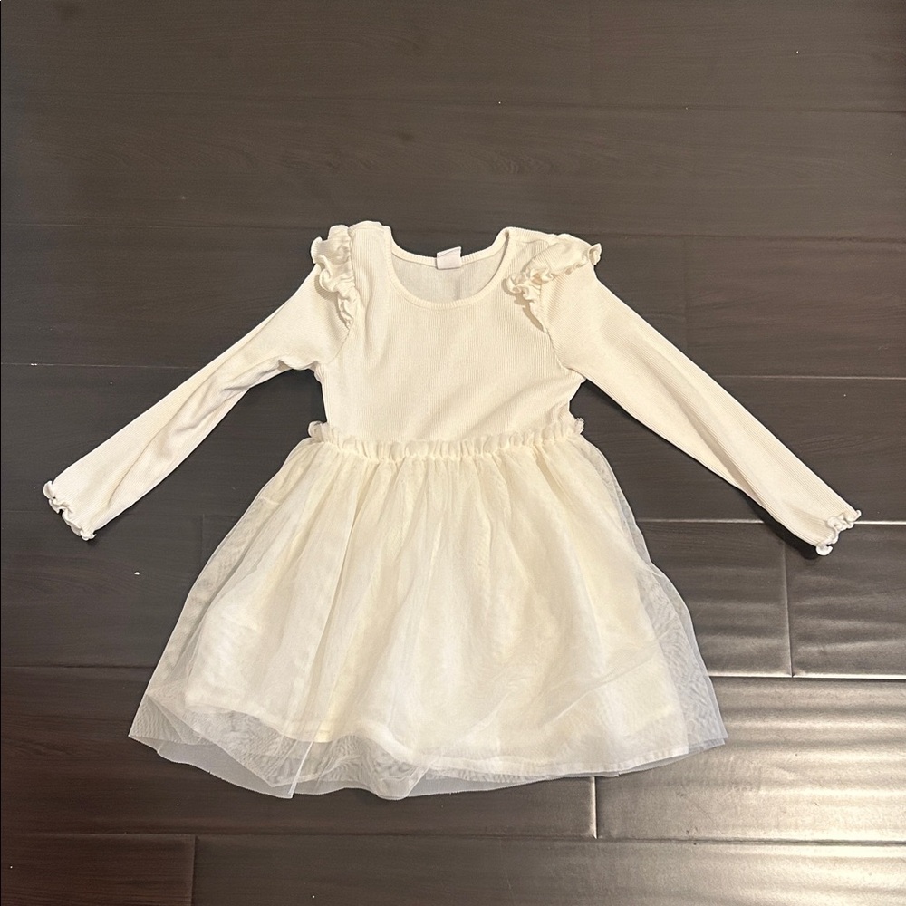 Gap Kids Size 4 years Elegant Cream Kids Tull Dress worn 1 time